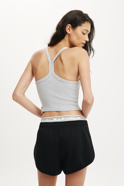 Active Rib T-Bar Cropped Tank