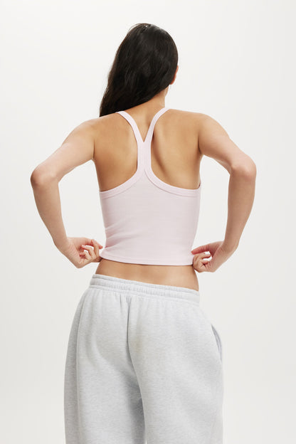 Active Rib T-Bar Cropped Tank