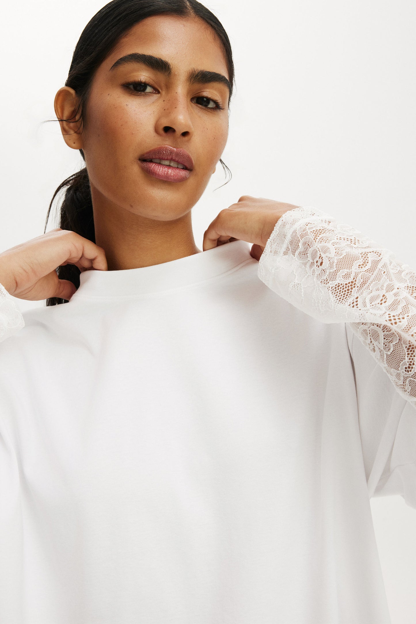 Oversized Layered Long Sleeve
