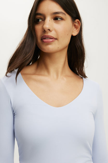 Ultra Soft Scoop Neck Long Sleeve