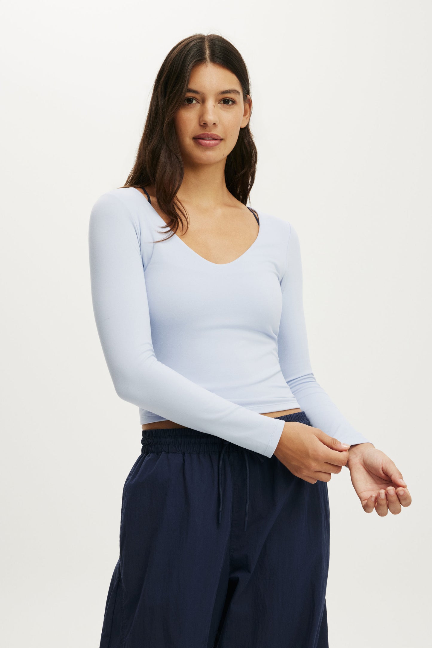 Ultra Soft Scoop Neck Long Sleeve