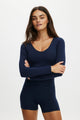 Ultra Soft Scoop Neck Long Sleeve