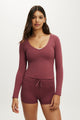 Ultra Soft Scoop Neck Long Sleeve