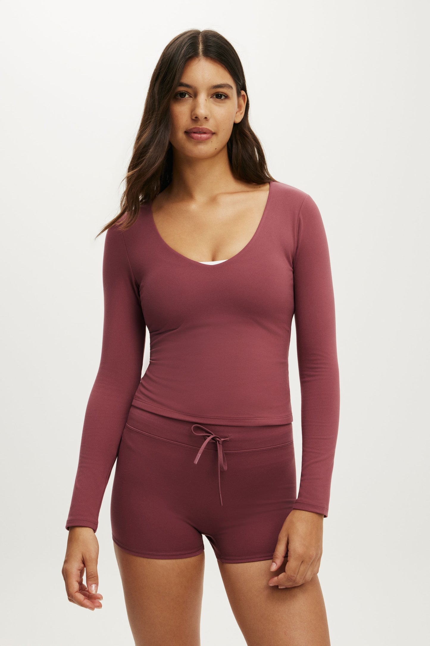 Ultra Soft Scoop Neck Long Sleeve