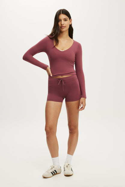 Ultra Soft Scoop Neck Long Sleeve