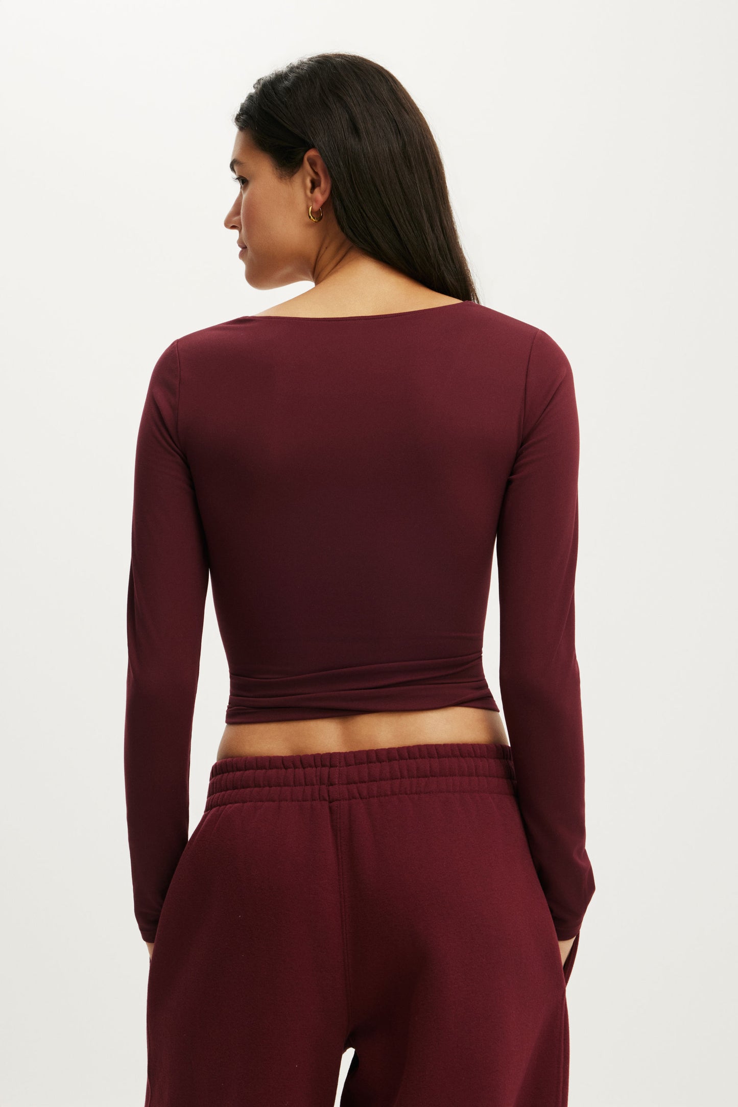 Ultra Soft Scoop Neck Long Sleeve