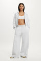 Plush Relaxed Zip Through Hoodie