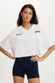 Cropped Graphic Sporty Tee