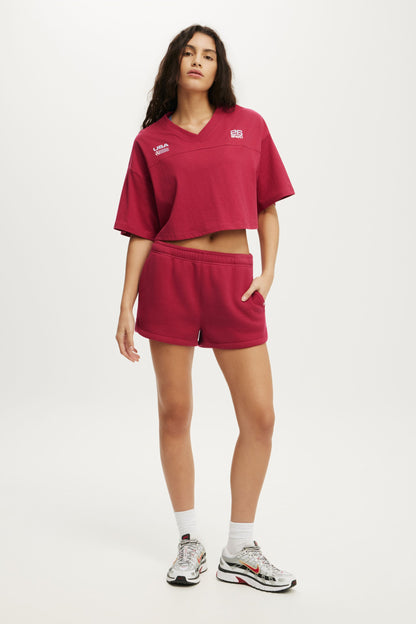 Cropped Graphic Sporty Tee