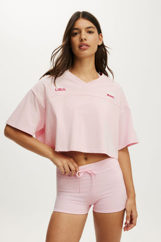 Cropped Graphic Sporty Tee