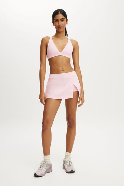 Ultra Soft Deep Plunge Cross Back Crop