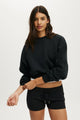 Plush Cropped Crew