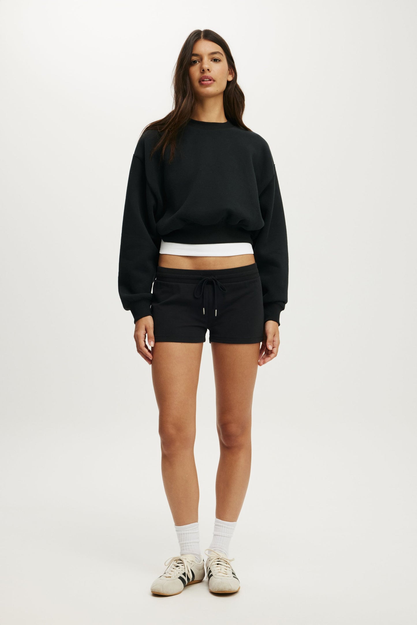 Plush Cropped Crew