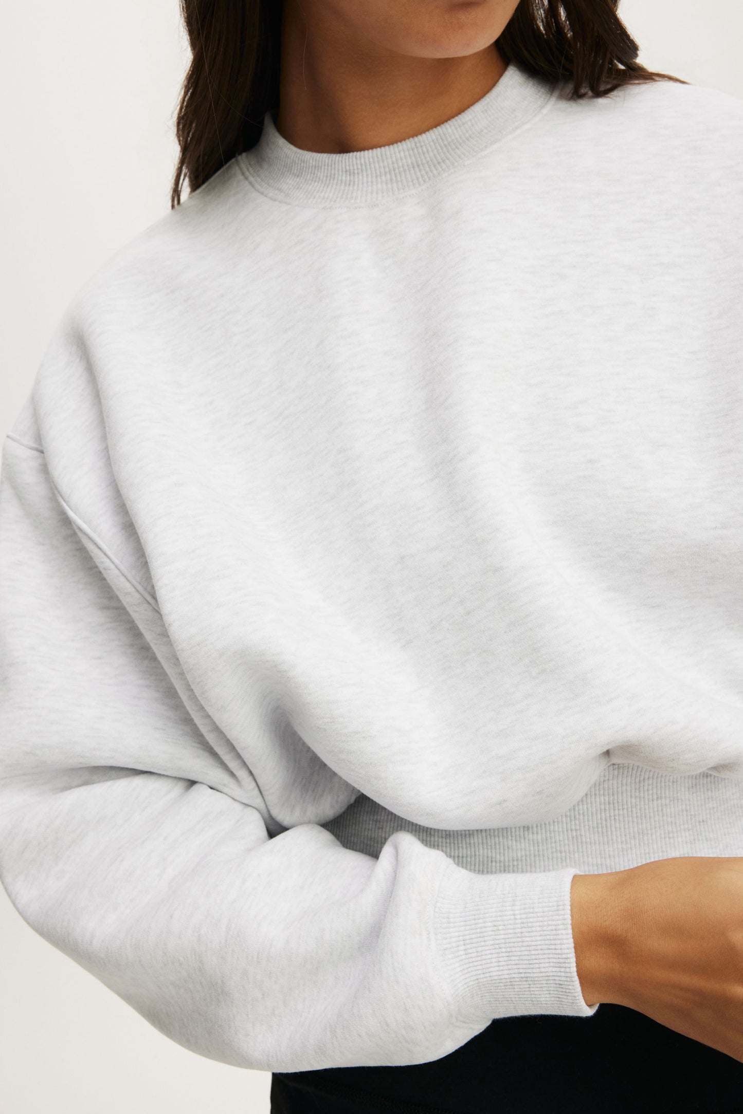 Plush Cropped Crew