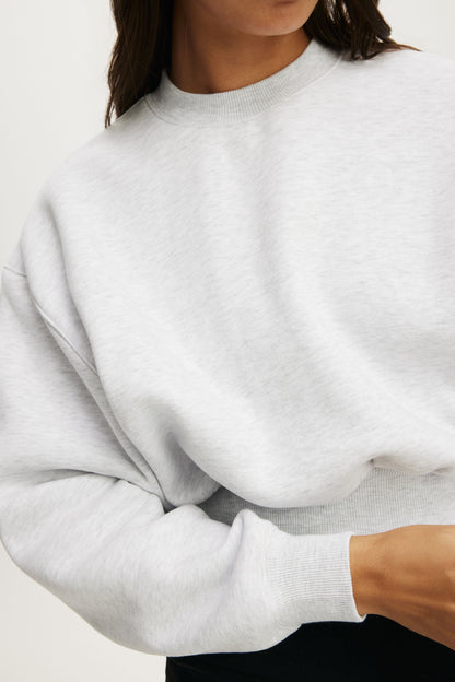 Plush Cropped Crew