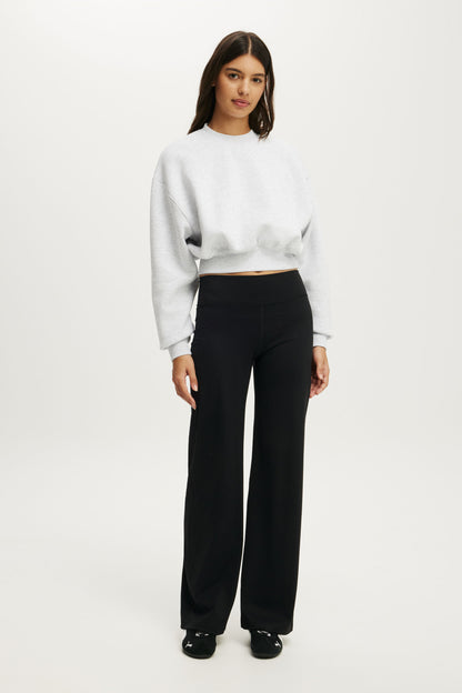 Plush Cropped Crew