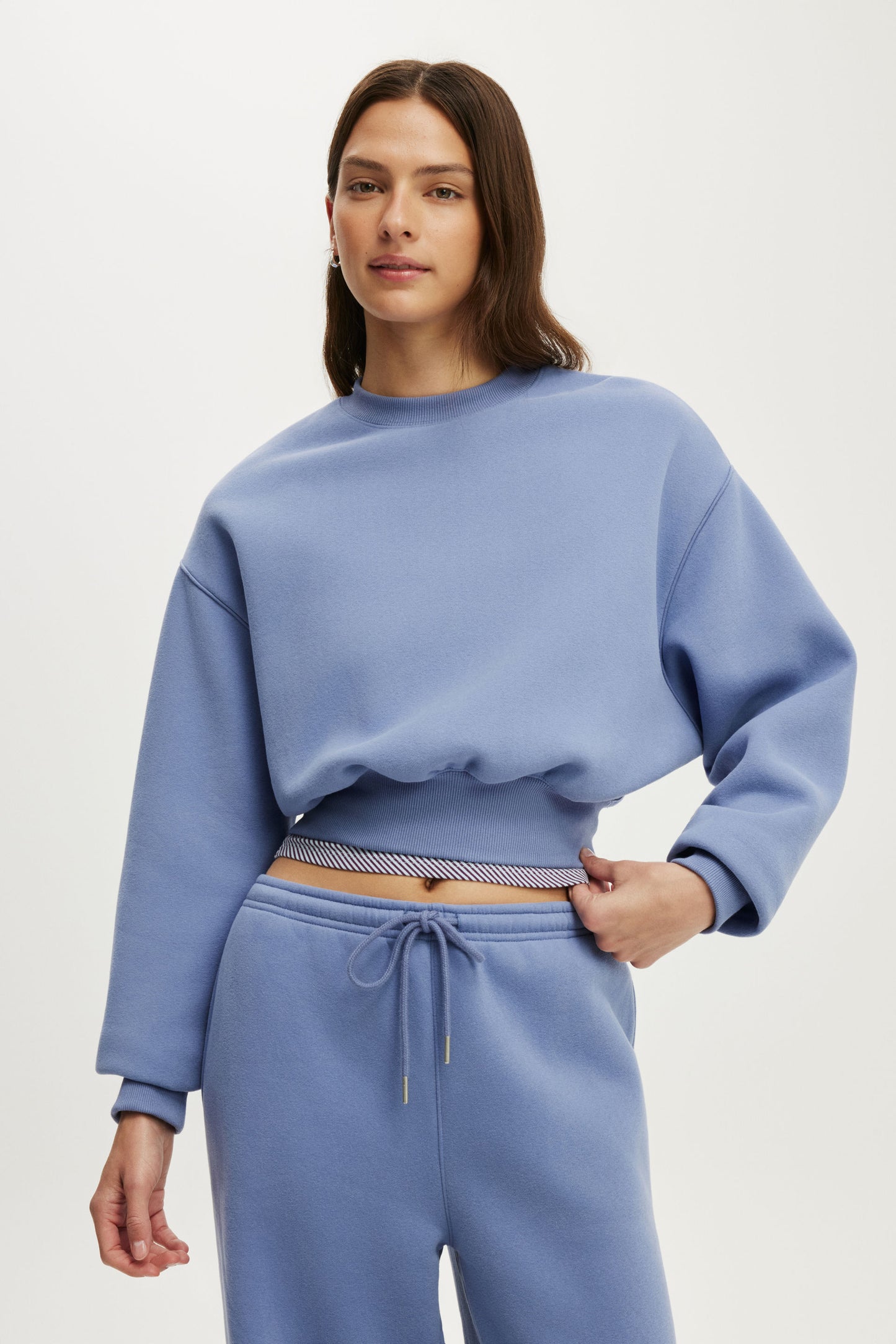 Plush Cropped Crew