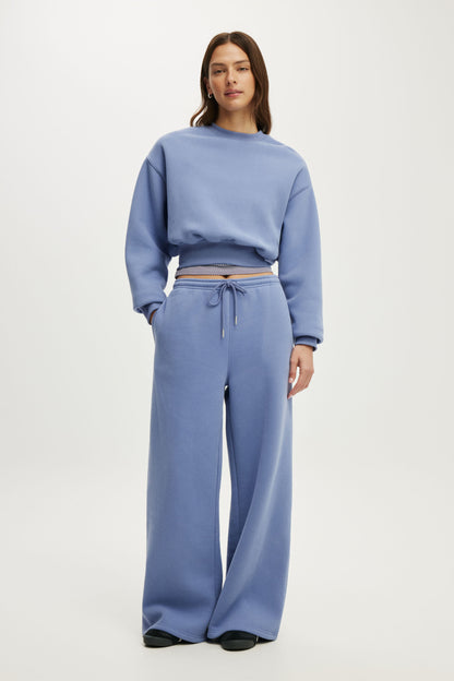Plush Cropped Crew