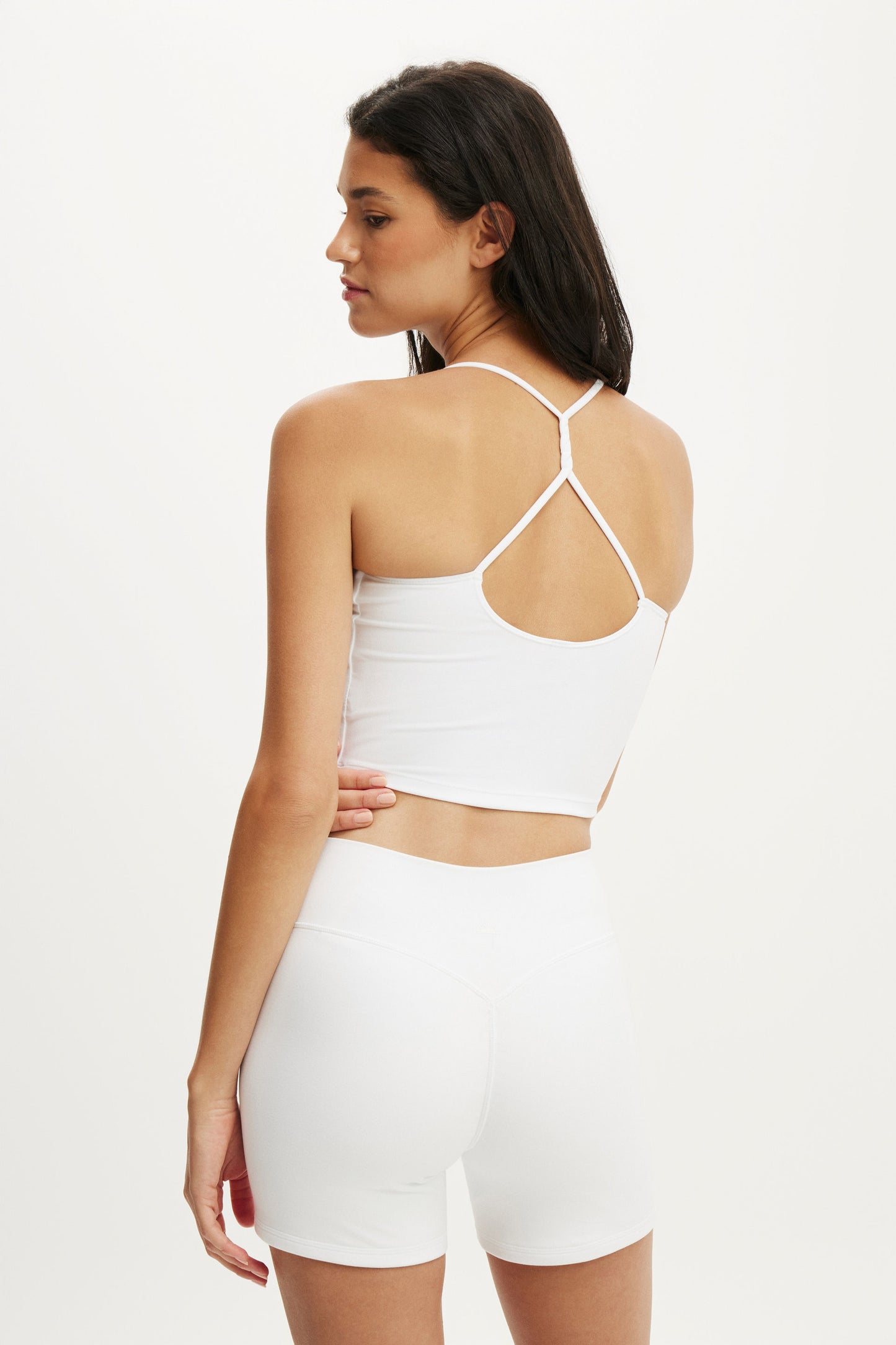 Ultra Soft Cropped Twist Back Tank