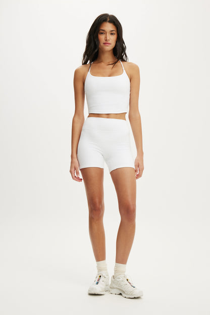 Ultra Soft Cropped Twist Back Tank