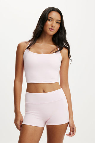 Ultra Soft Cropped Twist Back Tank