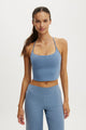 Ultra Soft Cropped Twist Back Tank