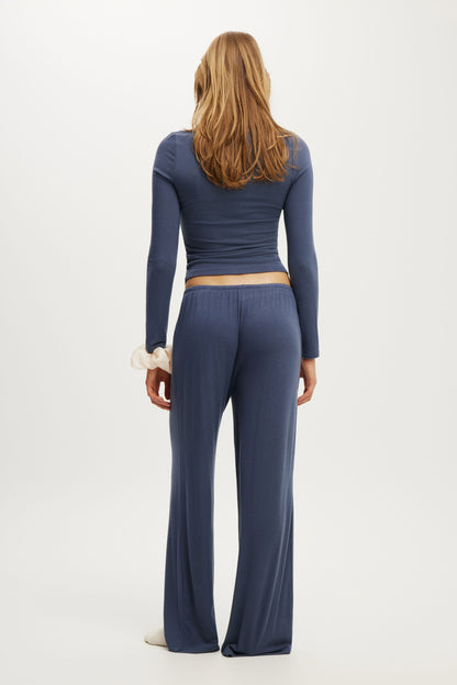 Super Soft Low Rise Wide Leg Pant
