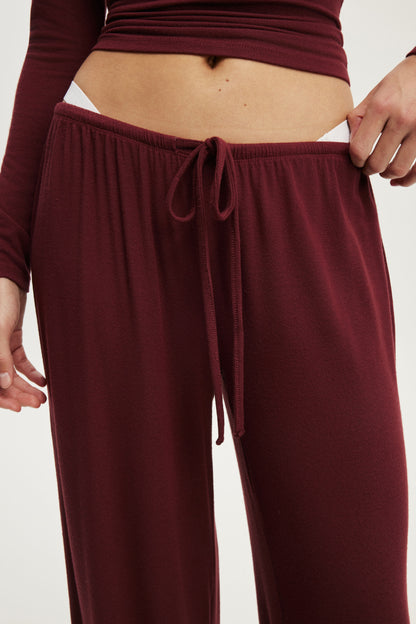Super Soft Low Rise Wide Leg Pant