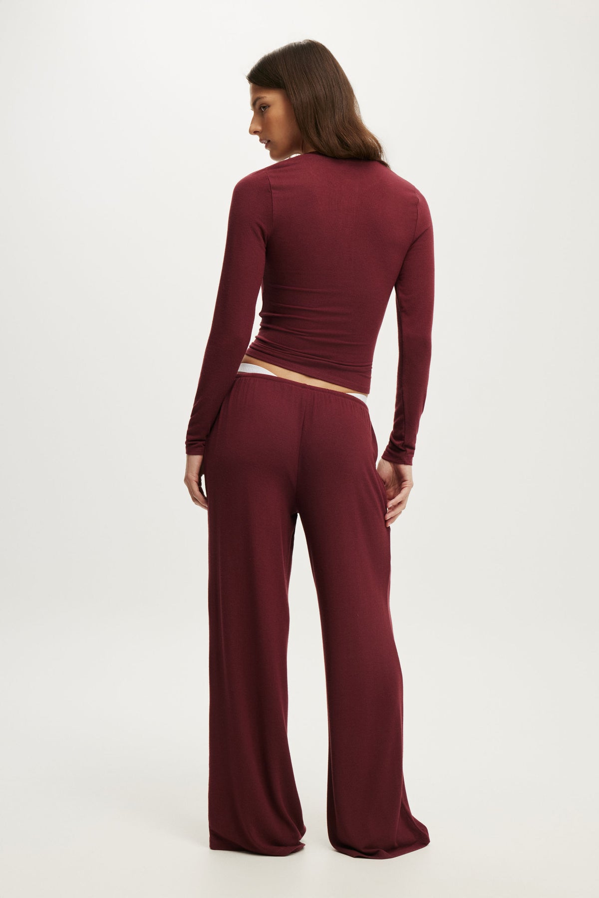 Super Soft Low Rise Wide Leg Pant
