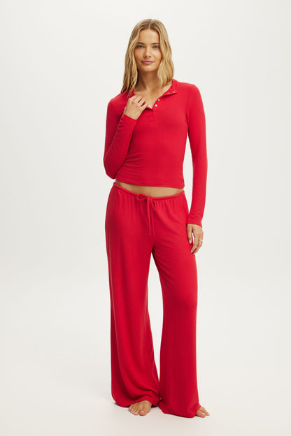 Super Soft Low Rise Wide Leg Pant