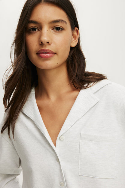 Dreamy Soft Boxy Button Down Shirt