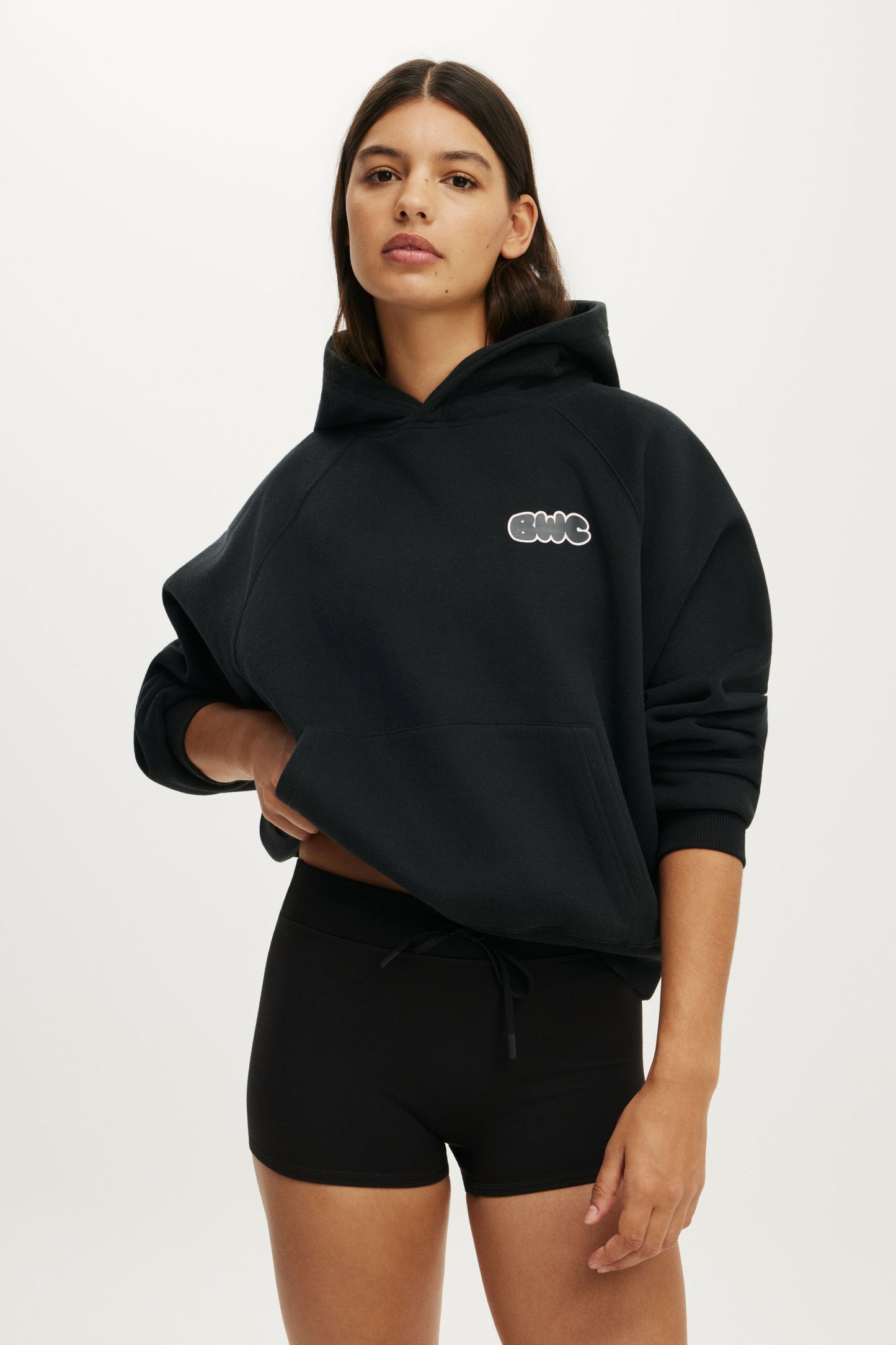 Plush Premium Graphic Raglan Hoodie