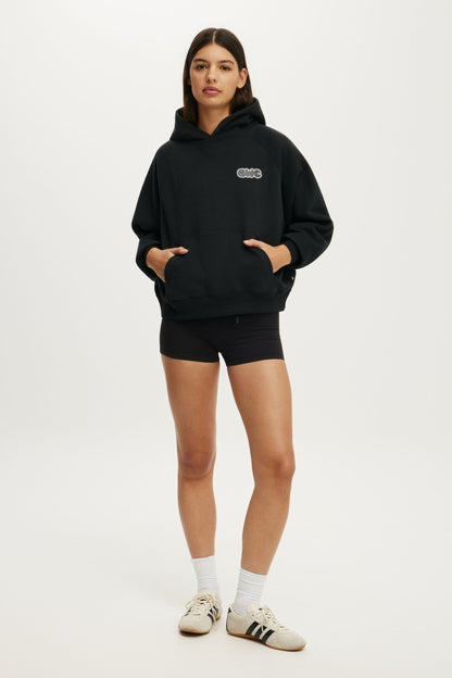 Plush Premium Graphic Raglan Hoodie