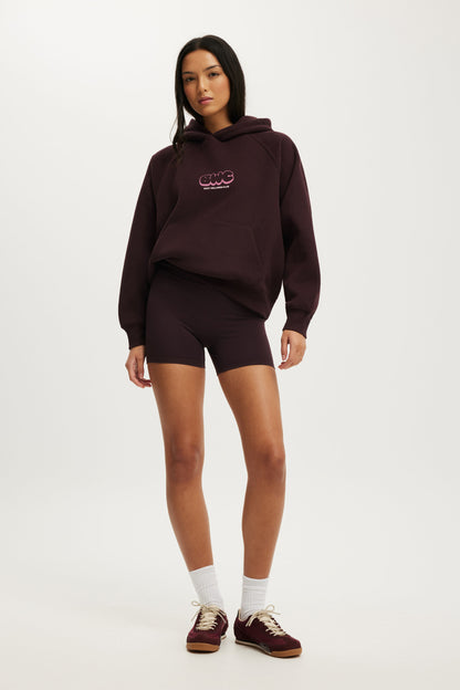 Plush Premium Graphic Raglan Hoodie