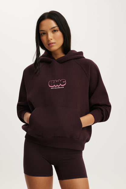Plush Premium Graphic Raglan Hoodie