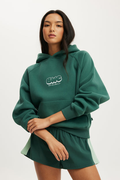 Plush Premium Graphic Raglan Hoodie