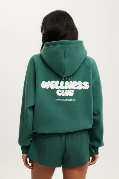 Plush Premium Graphic Raglan Hoodie