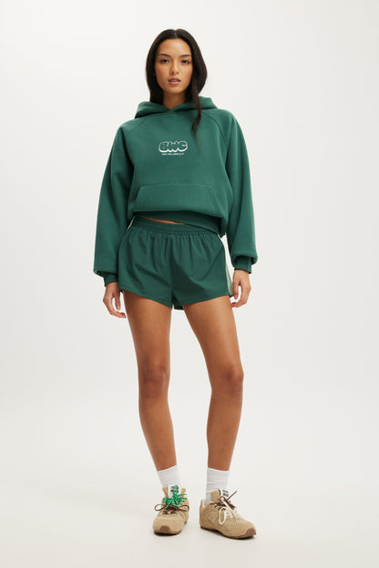 Plush Premium Graphic Raglan Hoodie