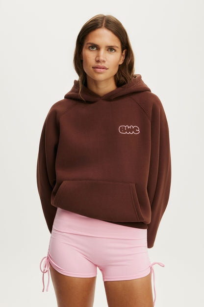 Plush Premium Graphic Raglan Hoodie