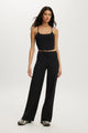 Ultra Soft Tie Front Wide Leg Pant