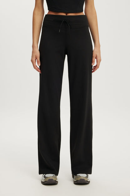 Ultra Soft Tie Front Wide Leg Pant