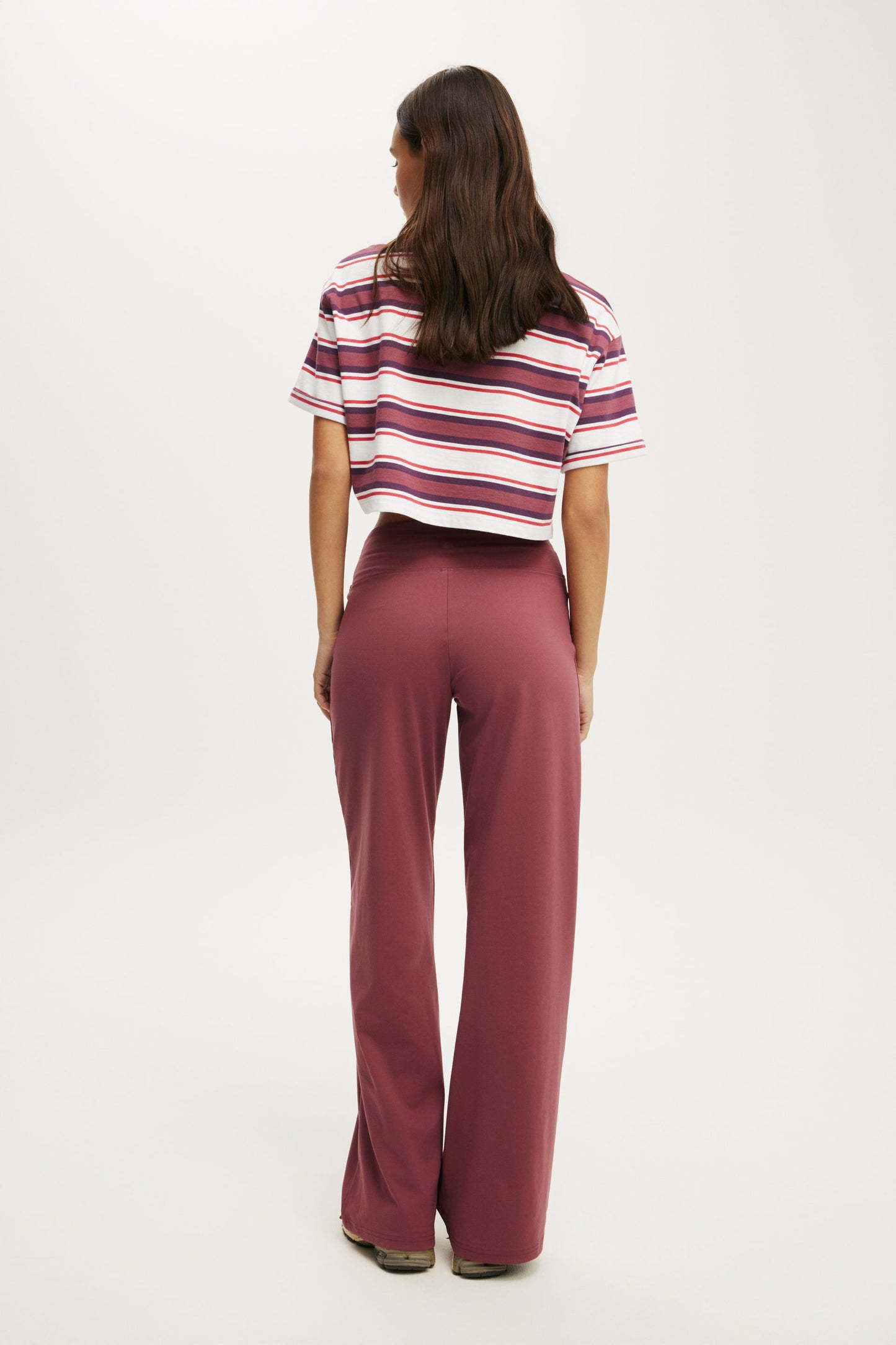 Ultra Soft Tie Front Wide Leg Pant