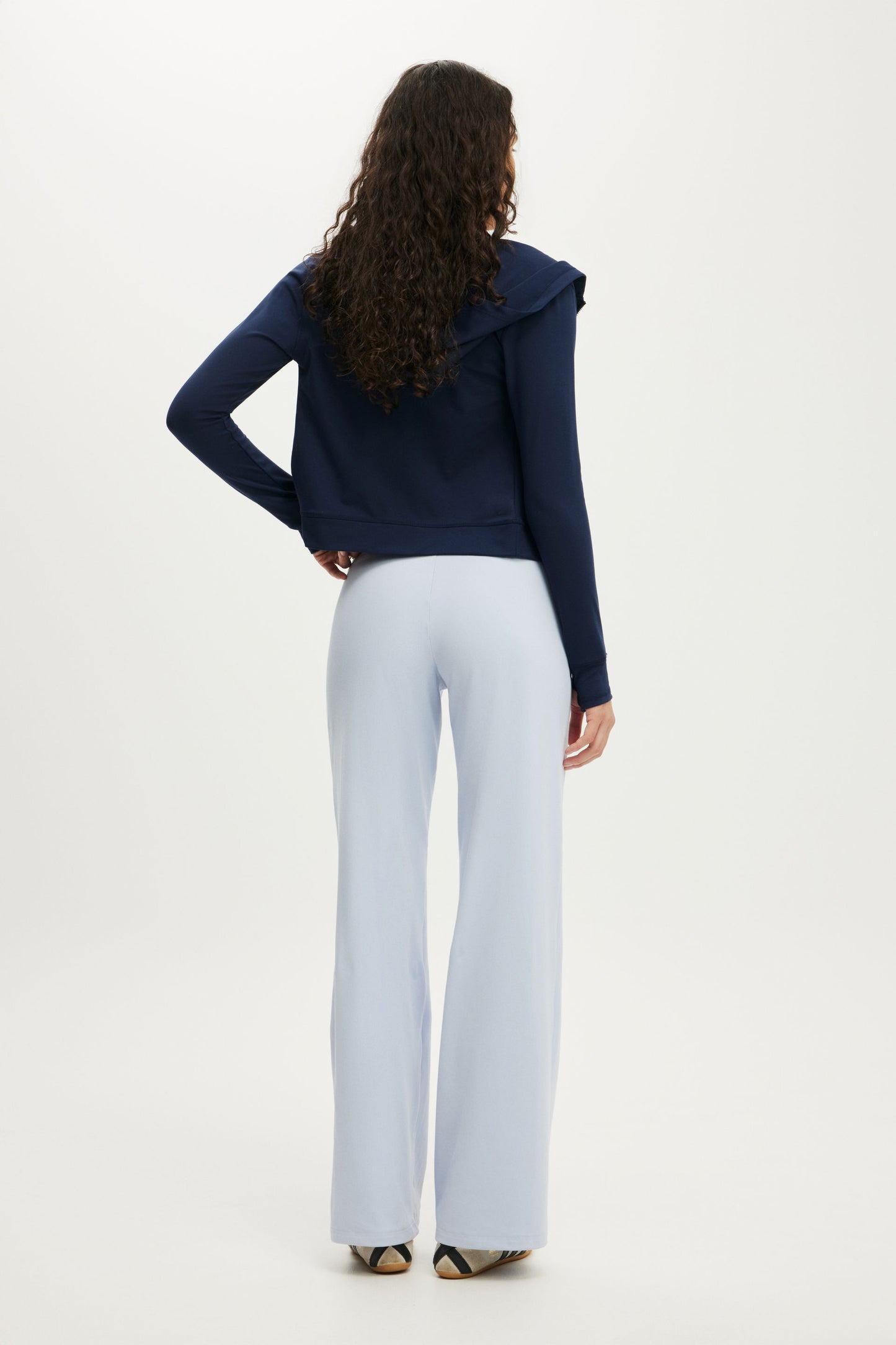 Ultra Soft Tie Front Wide Leg Pant