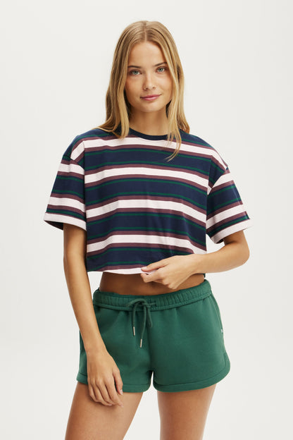 Cropped Graphic Active Tee