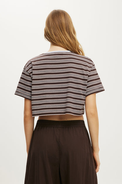 Cropped Graphic Active Tee