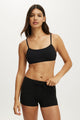 Ultra Soft Double Strap Back Crop