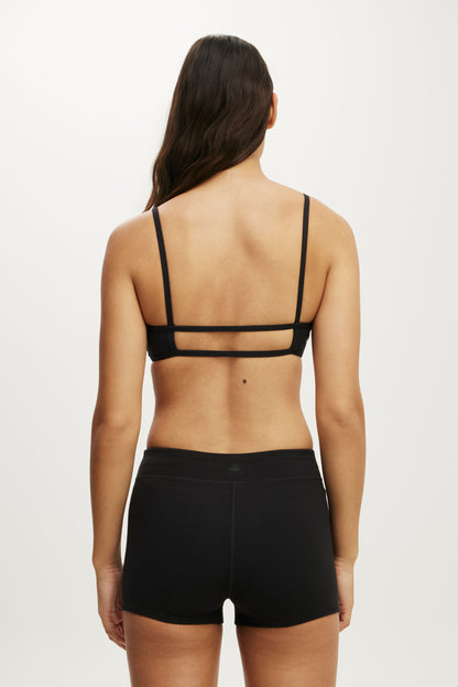 Ultra Soft Double Strap Back Crop
