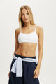 Ultra Soft Double Strap Back Crop