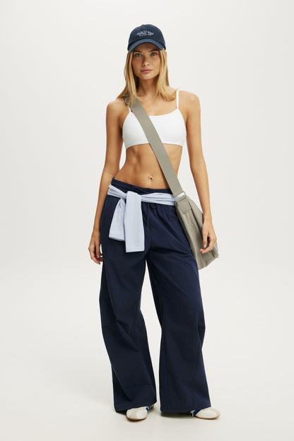 Ultra Soft Double Strap Back Crop