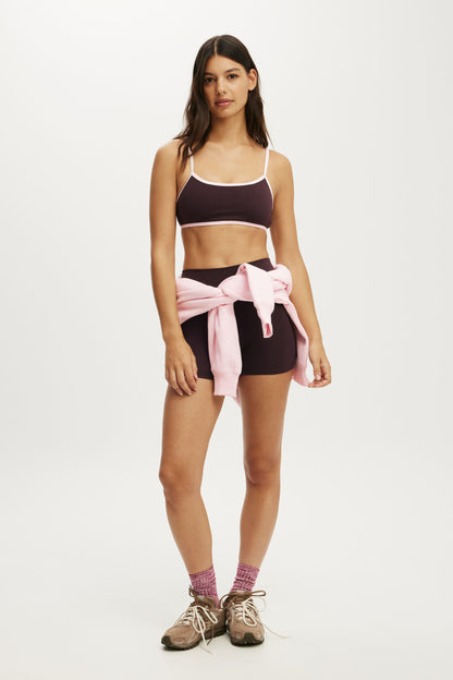 Ultra Soft Double Strap Back Crop